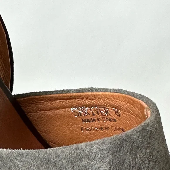 Jeffrey Campbell Chic Brown Loafers Chunky Block Heel ‘Shriver’ D’Orsay Style-8 - Picture 12 of 13